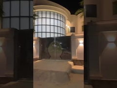 Ev için vitrinli cam bölme duvarları